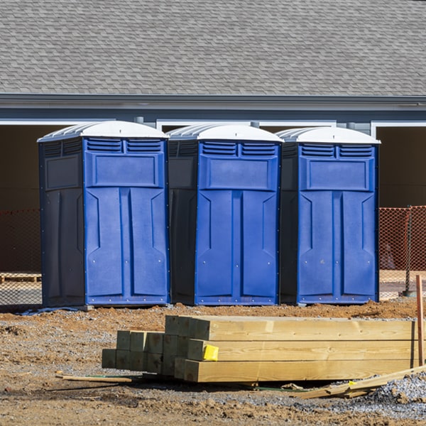 can i customize the exterior of the porta potties with my event logo or branding in Danbury NC